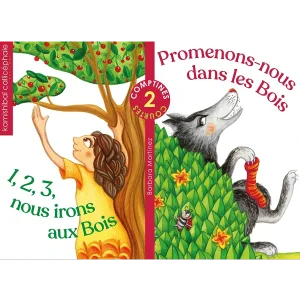 2 Comptines de la forêt – Promenons-nous dans les bois / 1, 2, 3, Nous irons au bois ~ Kamishibaï