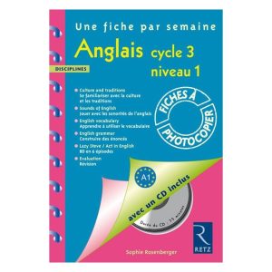 Anglais cycle 3 + CD – nouvelle version