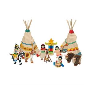 Village indien bois