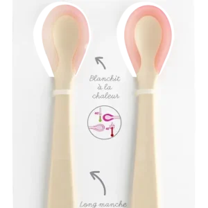 2 Cuillères thermosensibles Mickey Minnie