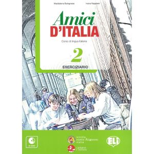 Amici d’Italia – Livre d’exercices / Eserciziario + CD Audio ~ 2e niveau