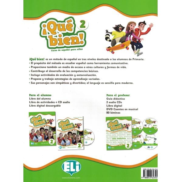 ¡Qué bien! 2 – Guía didáctica – TB + 3 Audio CDs – Image 3